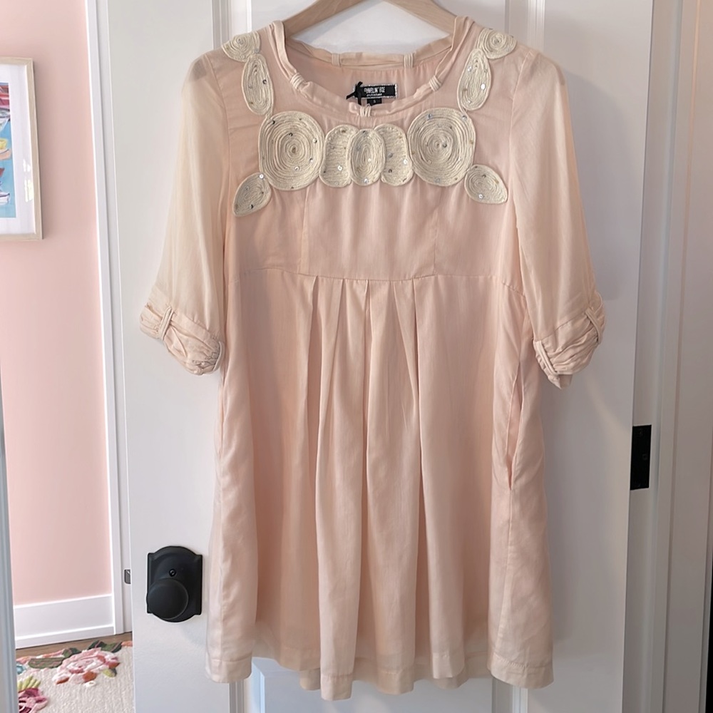 Fumblin’ Foe Silk Babydoll Mini Dress